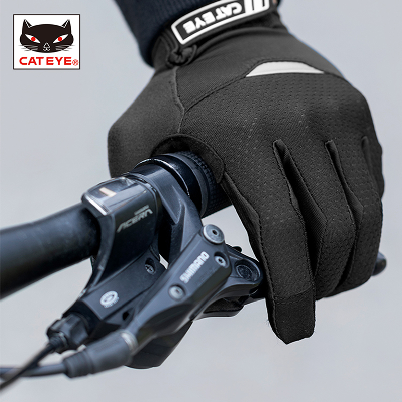 猫眼山地公路自行车长指骑行手套
