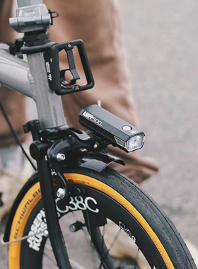 CATEYE适用brompton小布折叠自行车配件夜骑高亮车前灯架骑行车灯