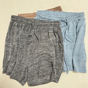 夏天炒鸡适合穿的软糯裤！5007针织短裤透气百搭休闲裤子女士包邮