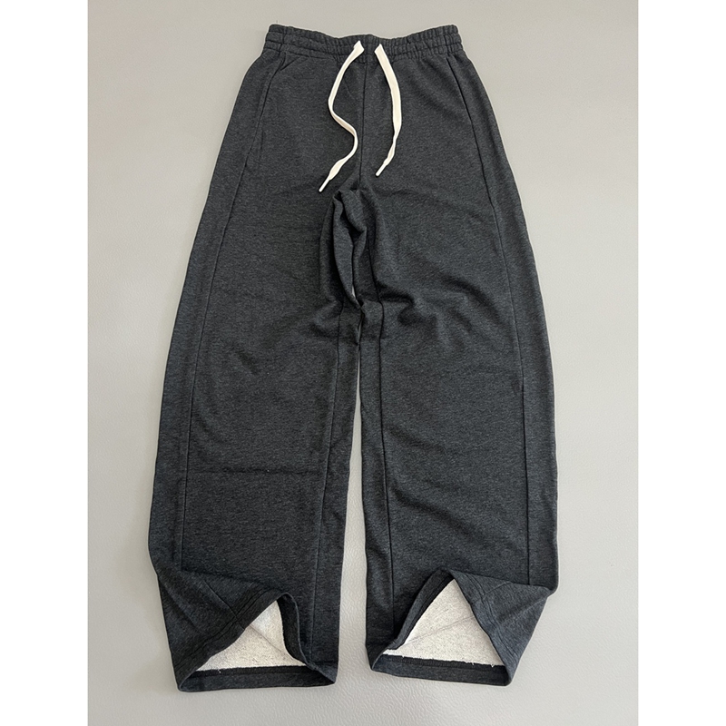 毛圈棉简约百搭纯色卫裤女士春秋