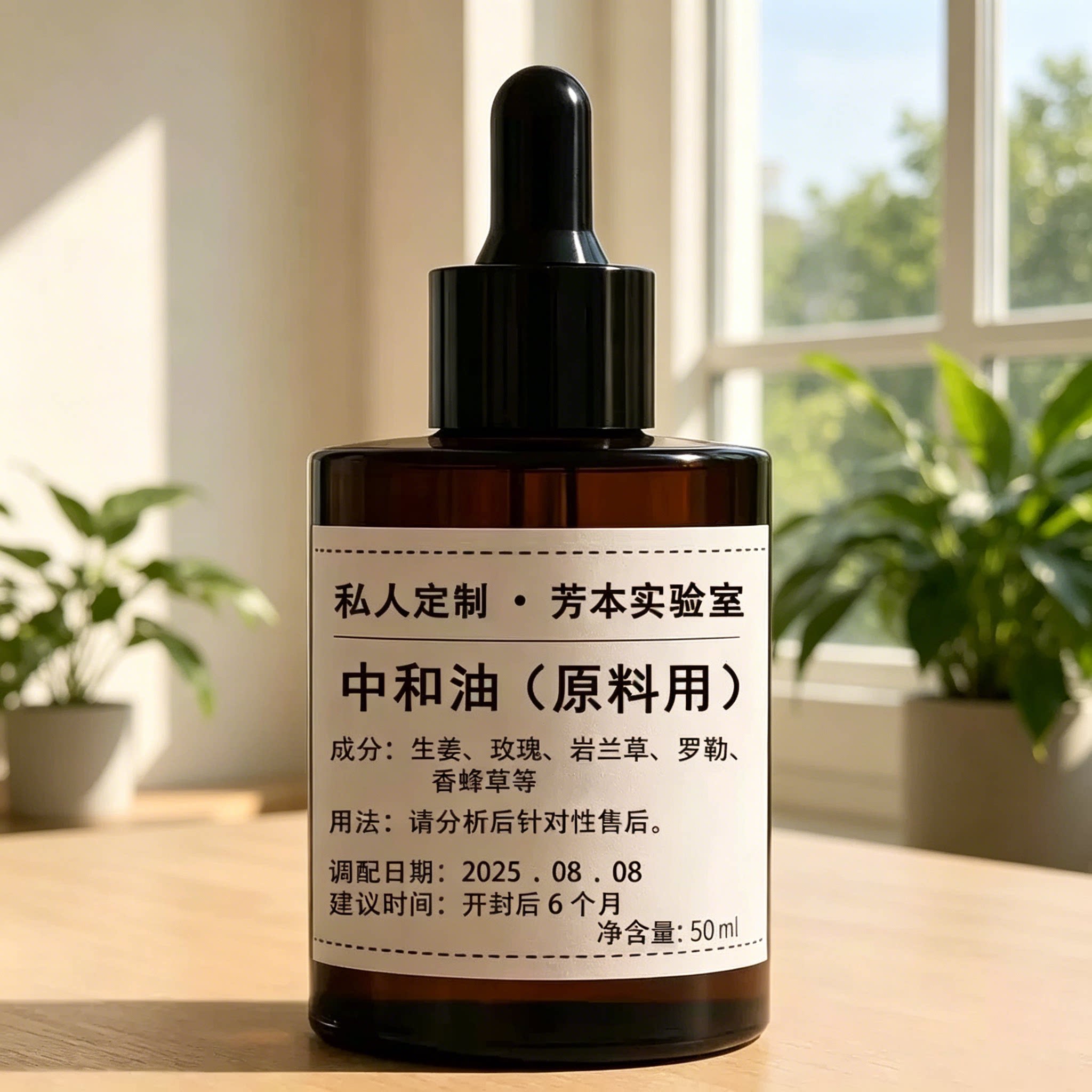 中和油复方精油中焦油