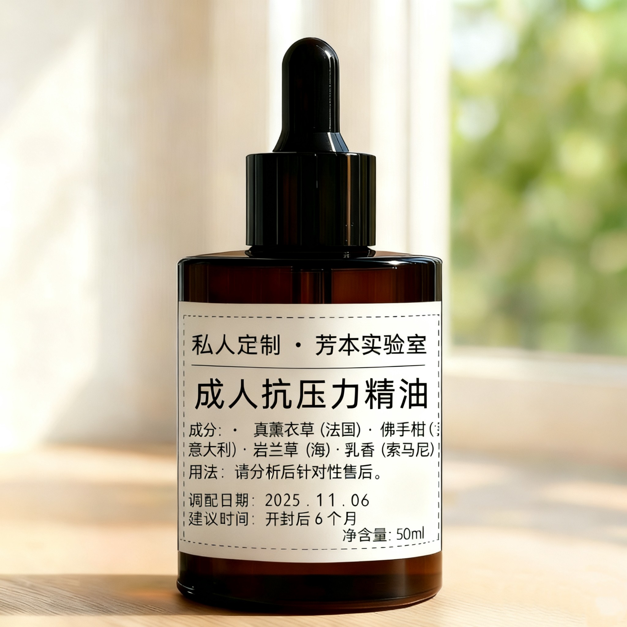 私人定制成人抗压力精油50ml芳本实验室复方精油修护滋养,美容护肤/美体/精油,复方精油,淘宝优惠券,粉丝福利购,淘宝优惠卷