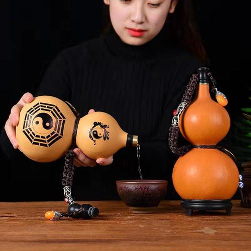 酒葫芦天然开口传统中国风