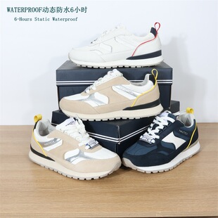 外贸美国订单真皮城市户外真防水休闲运动复古阿甘鞋 情侣男女鞋