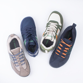 出口欧洲圆头宽楦4E外贸尾货春秋款 男 软底透气休闲健步运动跑步鞋