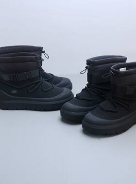 欧单O’S男子冬季户外三防羊毛机能雪地靴通勤休闲鞋防水防滑保暖