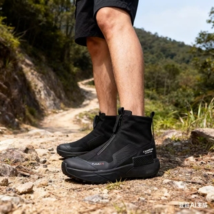 靴马丁靴男 洛克轻便软底中帮拉链防寒轻户外工装 秋冬新款 男鞋