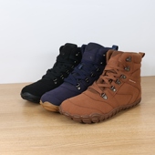 男女情侣款 外贸防水保暖 10°中高帮4E宽楦整皮徒步鞋 雪地靴男女