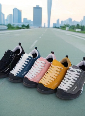 特价微瑕韩国Ech尾货绒皮防滑耐磨户外徒步登山鞋男女大码