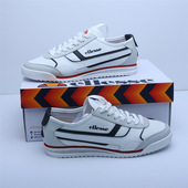 时尚 轻便 出口外贸正版 断码 牛皮拼接日常休闲运动复古阿甘鞋