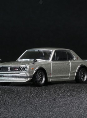 TARMAC WORKS TW 日产2000 GTR KPGC10 1/64 合金汽车模型 可推行