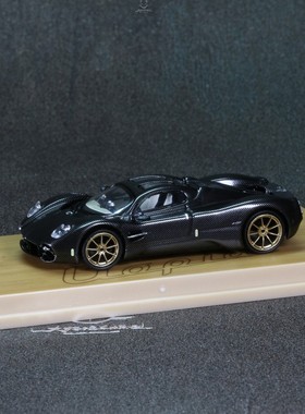 TARMAC WORKS TW帕加尼Pagani乌托邦Utopia黑色碳纹 1/64车模合金