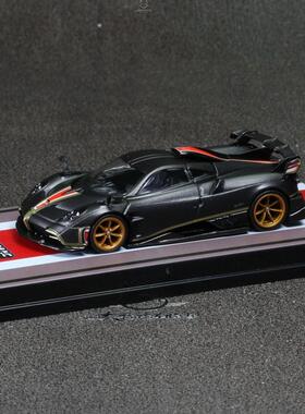 Tarmac Works TW 帕加尼Pagani Imola 黑色碳纹 1/64合金汽车模型