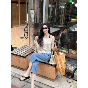 月弧领云柔空气感打底衫 菠萝宝宝yunachen 天丝桑蚕丝加棉针织