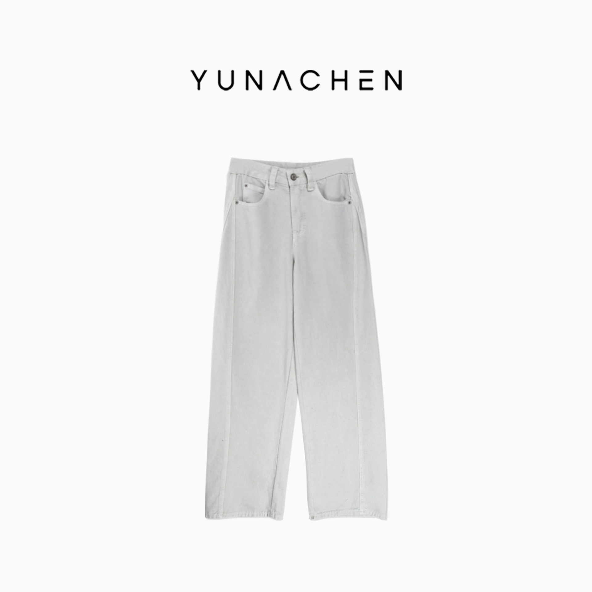 菠萝宝宝yunachen洗水直筒牛仔裤