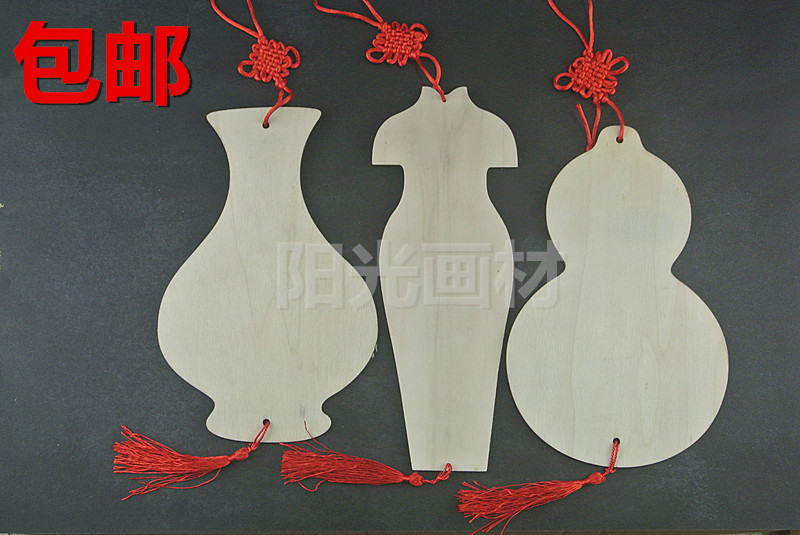 包邮中国风旗袍美术diy木板画