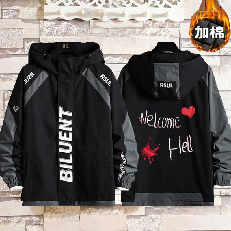 动漫东方project赫卡提亚工装外套二次元周边绀珠传夹克连帽衣服