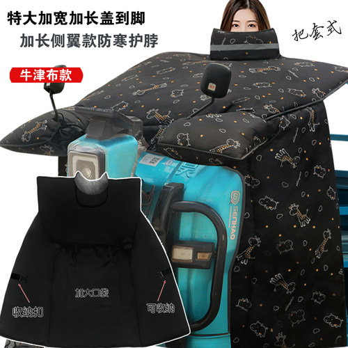 加绒加厚摩托防水冬天电动三轮车