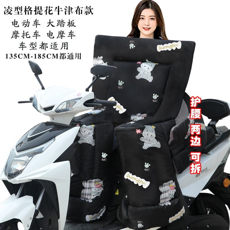 儿童亲子挡风被加绒加厚电车后座