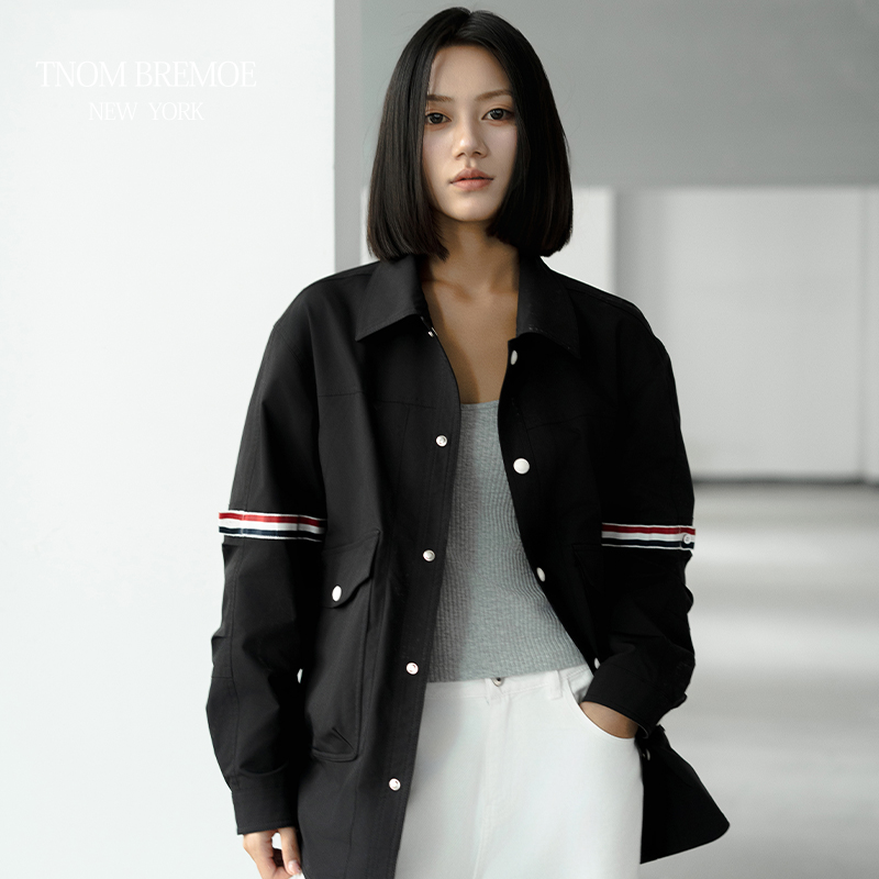 TB秋季中性风夹克男女同款