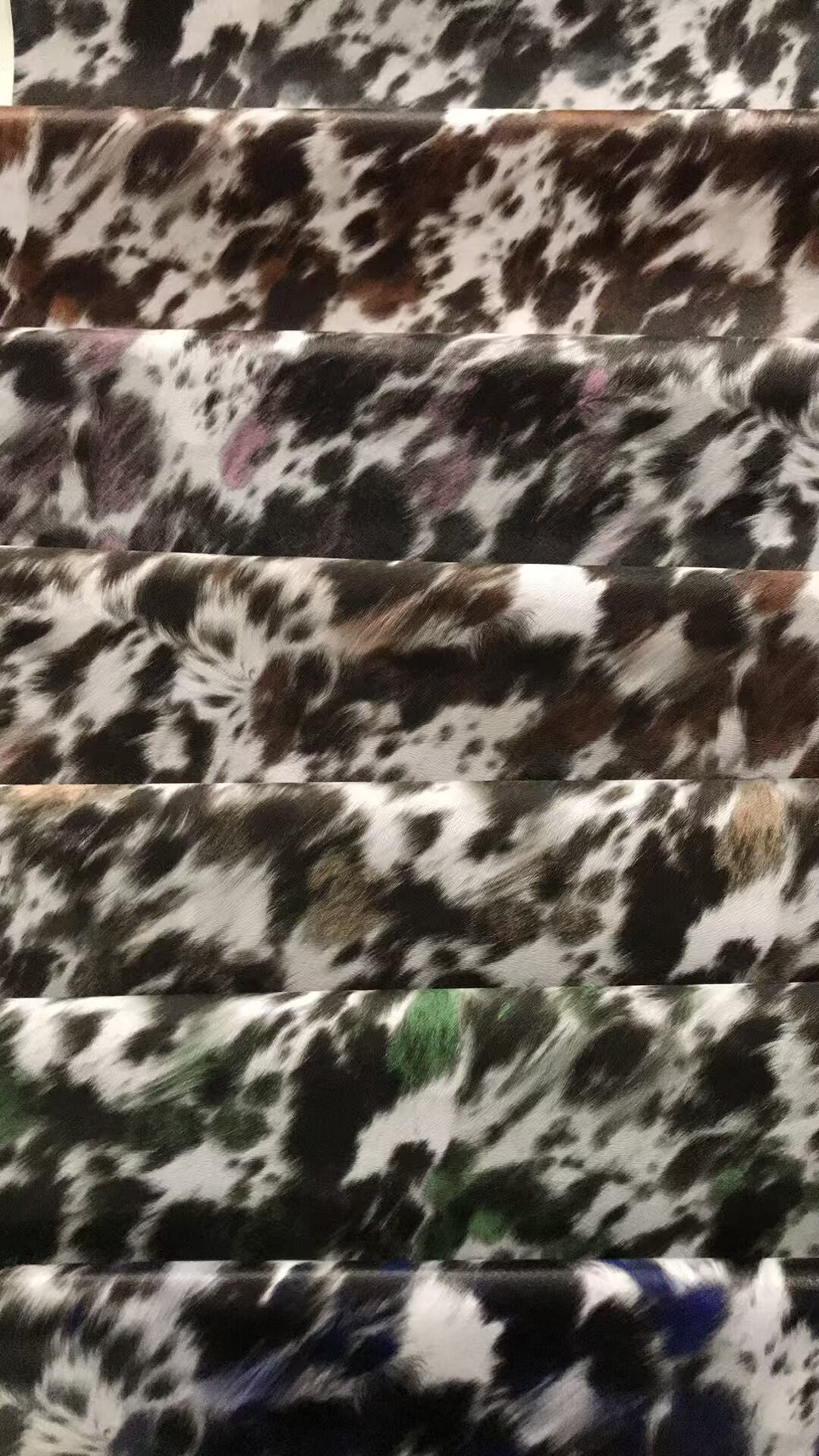 0.5网底薄款皮革人造革面料印花豹纹彩色手工diy包包手机壳拖鞋