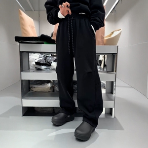 cofirchy诗歌兰女装2024秋冬59686卫裤加绒户外感松紧腰伞兵裤J22