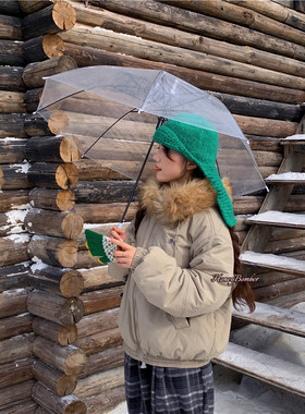 甜心轰炸机美式复古工装奶咖2024冬加厚保暖新款羽绒棉服短款外套