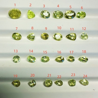 天然非洲高色散马里榴石裸石80/克拉起彩色宝石戒面耳环吊坠椭圆