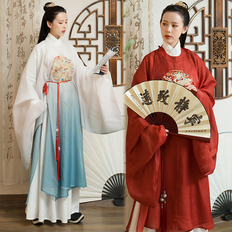 古装话剧演出艺术节圆领袍