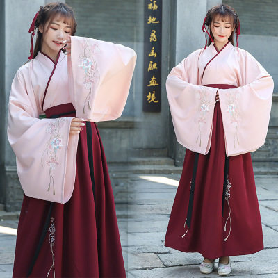 中式婚礼伴娘服汉服节演出走秀