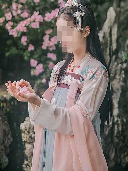 古装出租成人礼毕业摄影唐朝超仙飘逸齐胸襦裙旅游写真汉服节走秀 女装/女士精品 汉服半身裙 原图主图