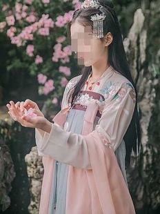 古装出租成人礼毕业摄影唐朝超仙飘逸齐胸襦裙旅游写真汉服节走秀