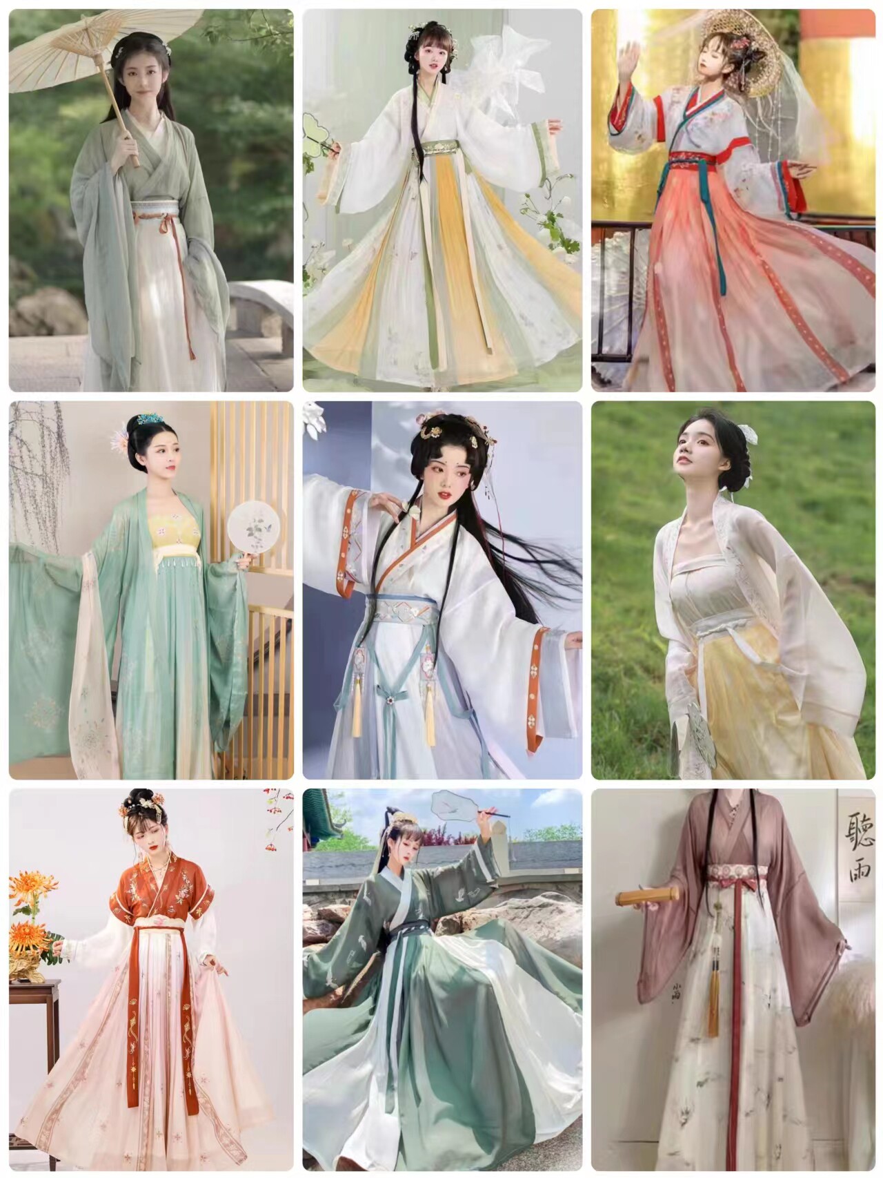 女汉服出租魏晋超仙七夕演出走秀