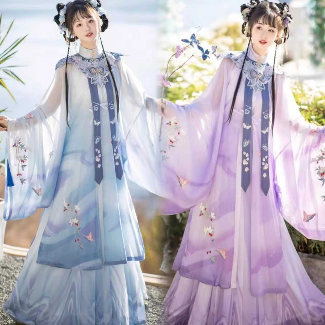 云肩出租春夏季绣花齐腰汉服