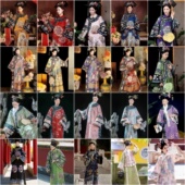 女汉服故宫拍照皇帝宫廷贵妃演出服装 格格服古装 出租清朝旗装 租赁