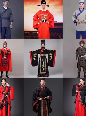 三国演义服装出租皇帝将军演出服