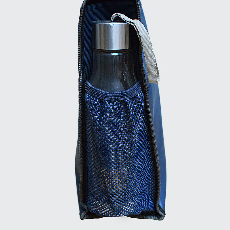 휴대용 문서 가방 캔버스 A4 사무실 지퍼 가방 대용량 남성과 여성의 다층 정보 가방 서류 가방 회의 세로 버전