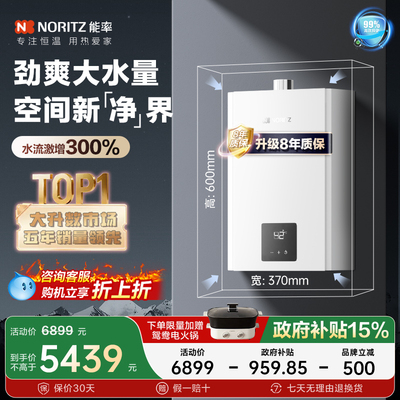 能率24升恒温水伺服燃气热水器