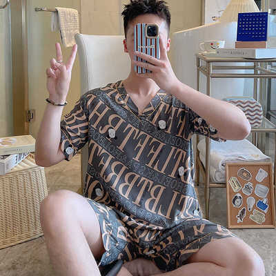 中老年夏季家居服套装宽松短袖