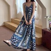 可外穿 到脚踝性感拖地裙法式 高个子吊带睡裙女棉绸夏季 超薄加长款