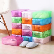 hộp nhựa thực phẩm Kết hợp nhựa đơn giản trong suốt lật hộp lưu trữ hộp lưu trữ hộp giày hộp hộp hoàn thiện giày toàn bộ cửa hàng bách hóa - Trang chủ hộp đựng mỹ phẩm có gương