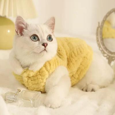 秋冬季加绒保暖猫咪宠物衣服