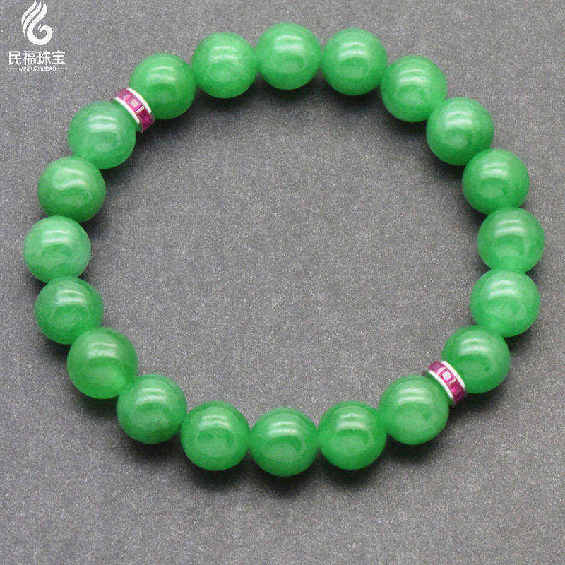 18K金隔珠隔片翡翠珍珠珠链配件项链手链DIY镶钻石手串间隔小米珠