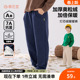 男童休闲灯芯绒裤 女童加绒长裤 棉花堂童装 子加厚奥粒绒 抗静电