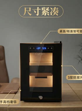 迷你小型恒温恒湿雪茄柜
