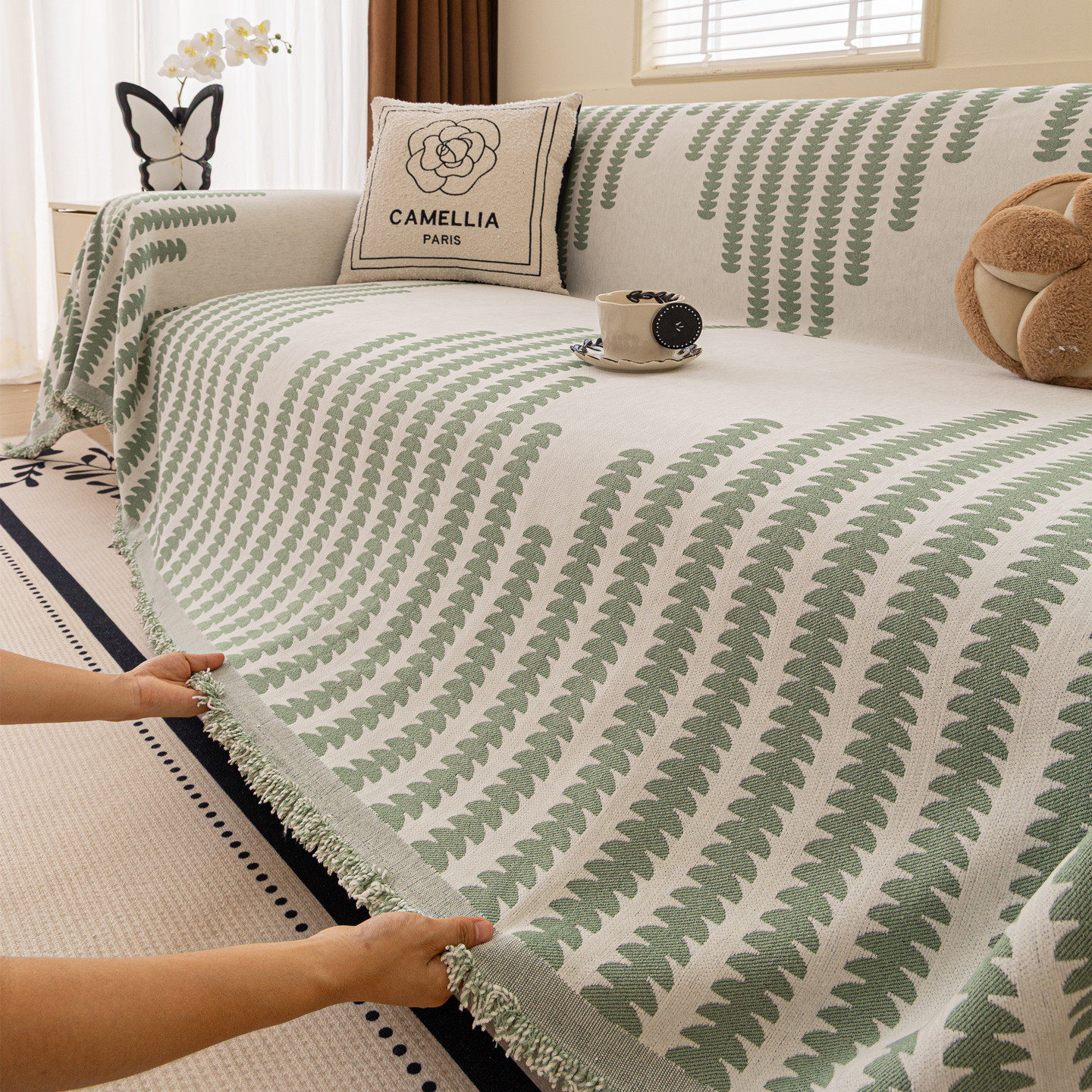 2026新款沙发巾防滑全盖雪尼尔一整张沙发盖布垫四季通用沙发罩套