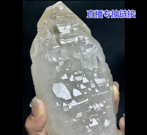 天然水晶晶簇原石骸骨超七