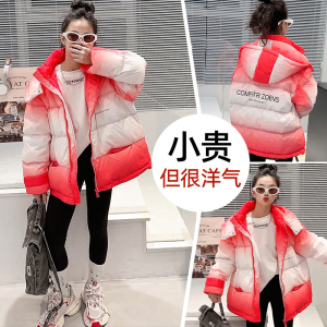大女童羽绒服冬装洋气2023新款女孩儿童中长款加厚冬季外套潮8岁9