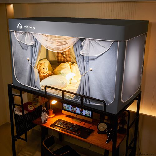 无涂层强遮光学生宿舍单人床90cm