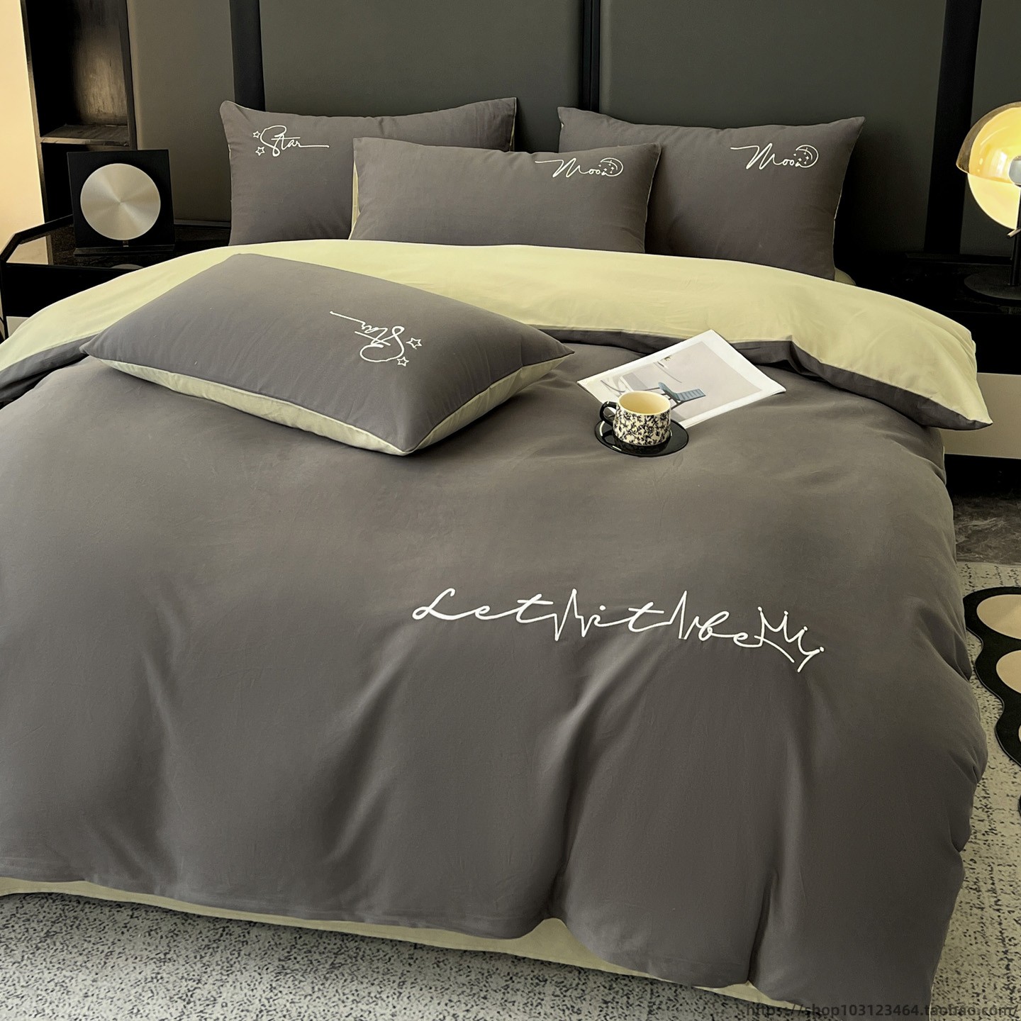 2025新款A类60纯棉磨毛四件套